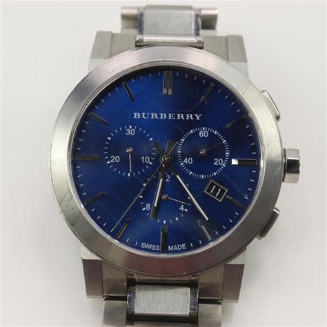 burberry check stamped chronograph watch|where to buy burberry watches.